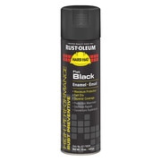 Rust-Oleum Rust Preventative Spray Paint, Black, Flat, 15 oz. V2178838