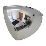 Zoro Select Quarter Dome Mirror, 18In., Acrylic ONV-90-18