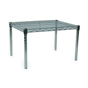 Zoro Select Low Prof Dunnage Rack, 800 lb., Wire, 24 W 2HFX2