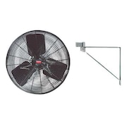 Dayton Light Duty Industrial Fan 24 in, Non-Oscillating, 115VAC, 3800/5450 CFM 2MA10