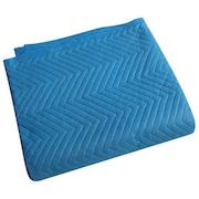 ZORO SELECT Quilted Moving Pad, L72xW80In, Blue, PK12 2NKR9