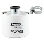 BALDWIN FILTERS Air Filter, 3-15/32 x 3-5/8 in. PA2798