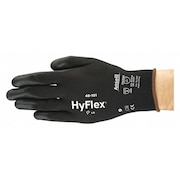 ANSELL Polyurethane Coated Gloves, Palm Coverage, Black, 2XL, PR 48-101-VEND