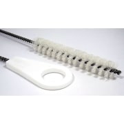 Tough Guy Pipe Brush, 13 in L Handle, 5 in L Brush, White, Polypropylene, 18 in L Overall 2RVF1