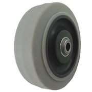 Zoro Select Caster Wheel, 300 lb., 4 D x 1-1/4 In. 2RYX3