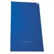 Zoro Select Tacky Mat, Blue, 18 x 36 In, PK4 5KDD1