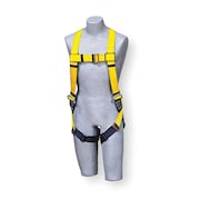 3M DBI-SALA Full Body Harness, Vest Style, Universal, Repel(TM) Polyester, Yellow 1103321