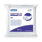 Kimberly-Clark Professional Dry Wipe, White, Soft Pack, Spunlace, Clean Rooms and Food Processing, 5 PK, 100 Wipes, 9 in x 9 in 06179