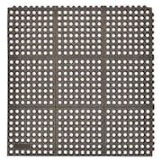 Notrax Interlocking Drainage Mat Nitrile Rubber 3 ft 3 ft 3/4 in 850S0033BL