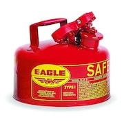 Eagle Mfg 1 gal. Red Galvanized steel Type I Safety Can for Flammables UI10S