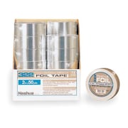 Nashua Foil Tape, 1 7/8 in W x 50 1/4 yd L, 5 mil Thick, Silver, 322, 1 Pk 322