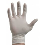 Condor Disposable Gloves, Natural Rubber Latex, Powder Free Natural, S, 100 PK 2XMC1