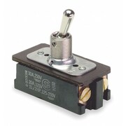Carling Technologies Toggle Switch, DPST, 4 Connections, On/Off, 10A @ 250V AC/20A @ 125V AC, Screw Terminal EK204-73