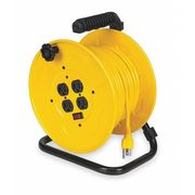 Lumapro 80 ft. 14/3 Extension Cord Reel 10 Amps 4 Outlets 120VAC Voltage 2YKR5