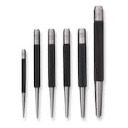 Starrett Center Punch Set, Steel, 5 pcs. S117PC