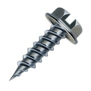 MALCO Sheet Metal Screw, #8 x 1/2 in, Plain Steel Hex Head External Hex Drive, 1000 PK HW8X1/2ZT