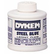 Dykem Layout Fluid, Steel Blue, 4 Oz 80300