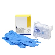 First Aid Only Dressing, Sterile, White, No, Gauze, Unitized 2-014