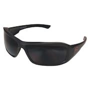 EDGE EYEWEAR Polarized Safety Glasses, Wraparound Smoke Polycarbonate Lens, Scratch-Resistant TXB236