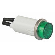 Zoro Select Raised Indicator Light, Green, 120V 20C851