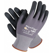 Pip Coated Gloves, Nitrile, XS, Black/Gray, PR 34-874V/XS