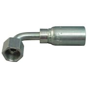 KURT Crimp Fitting, 90 Degrees Elbow, 3/8" ID FFX90-06-06