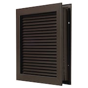 National Guard Louver, Dk Bronze, 24x24 L-700-RXDKB-24x24