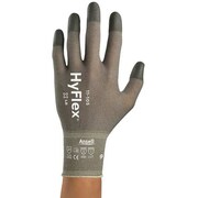 ANSELL Hyflex Coated Gloves, Polyurethane, Silver, PR 11-105