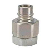 SNAP-TITE Hydraulic Quick Connect Hose Coupling, Steel Body, Sleeve Lock, 1-1/4"-11-1/2 Thread Size, H Series VHN20-20F