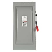 SIEMENS Fusible Safety Switch, Heavy Duty, 240V AC, 2PST, 100 A, NEMA 12 HF223J