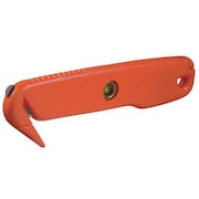 ALLWAY Hook-Style Safety Knife, Fixed Blade, Safety Recessed, Polycarbonate 20Y941