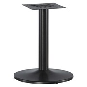 Lorell Round Lorell Essentials Conference Table Base, 24 W, 24 L, 29 H, Wood Top, Black LLR87241