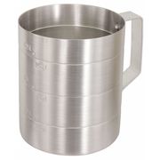 CRESTWARE Measuring Cup, Aluminum, 1 qt. Dry MEA01D