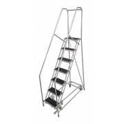 COTTERMAN 100 in H Steel Rolling Ladder, 7 Steps 1007R2630A1E10B4AC1P6