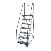 Cotterman 100 in H Steel Rolling Ladder, 7 Steps 1007R2630A2E10B4D3C1P6