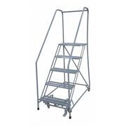 COTTERMAN 70 in H Steel Rolling Ladder, 4 Steps 1204R3232A3E24B4C1P6