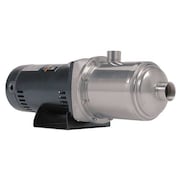 FRANKLIN ELECTRIC Multi-Stage Booster Pump, 1 hp, 208 to 240/480V AC, 3 Phase, 1-1/4 in NPT Inlet Size, 4 Stage 96061512
