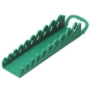 Sk Professional Tools Wrench Rack, 11 Slot, 5-7/10 In. W, Green 1072