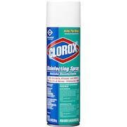 Clorox Disinfectant Spray, 19 oz. Aerosol Can, Unscented, 12 PK 38504