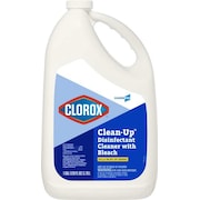 Clorox Clorox Disinfectant Cleaner with Bleach Refill, 1 gal. Jug, Unscented, 4 PK 35420