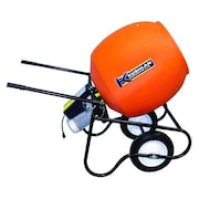 Kushlan Products Wheelbarrow Mixer, 6 cu ft, 115V, 3/4 HP 600DD