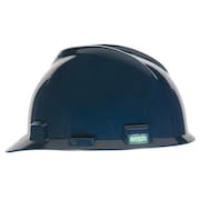 Msa Safety Front Brim Hard Hat, Type 1, Class E, Ratchet (4-Point), Dark Blue 802972