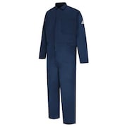 VF IMAGEWEAR Flame Resistant Coverall, Navy, 100% Cotton, 54 CEC2NV LN 54