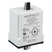 Macromatic Time Delay Relay, 120VAC/DC, 10A, DPDT TR-51622-10
