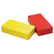 Master Magnetics Holding Magnet, Red, Yellow, PK2 7276