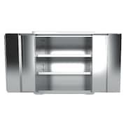 JAMCO 18 ga. 304 Stainless steel Storage Cabinet, 36 in W, 37 in H, Stationary KE236