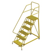 Tri-Arc Rolling Ladder, Steel, Safety Angle, 6-Step KDEC106242-Y