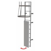 Tri-Arc Ladder, Fixed, Steel, Guard Door OPFS03