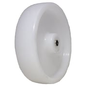 Pegasus Wheel, Wht Plyprpyln, 4" x 1.25", Pln Bor P-PW-040X013/031G