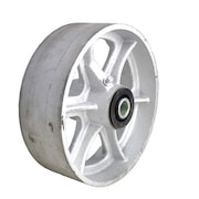 Zoro Select Caster Wheel, 1400 lb. Load Rating P-C-080x020/050R